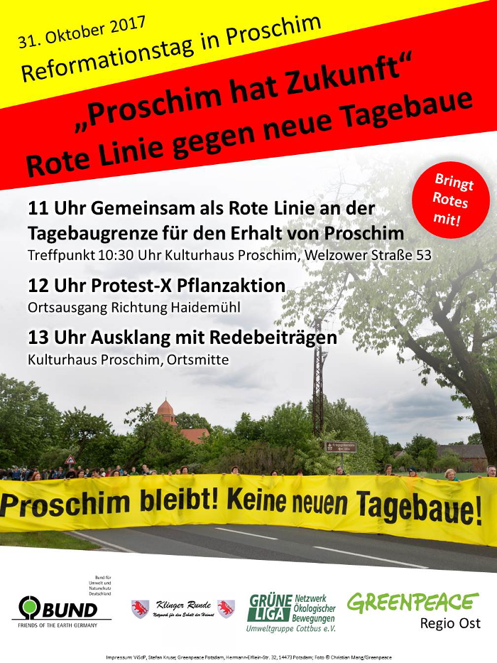 Ablaufplan "Proschim hat Zukunft"